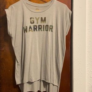 Gym warrior workout shirt